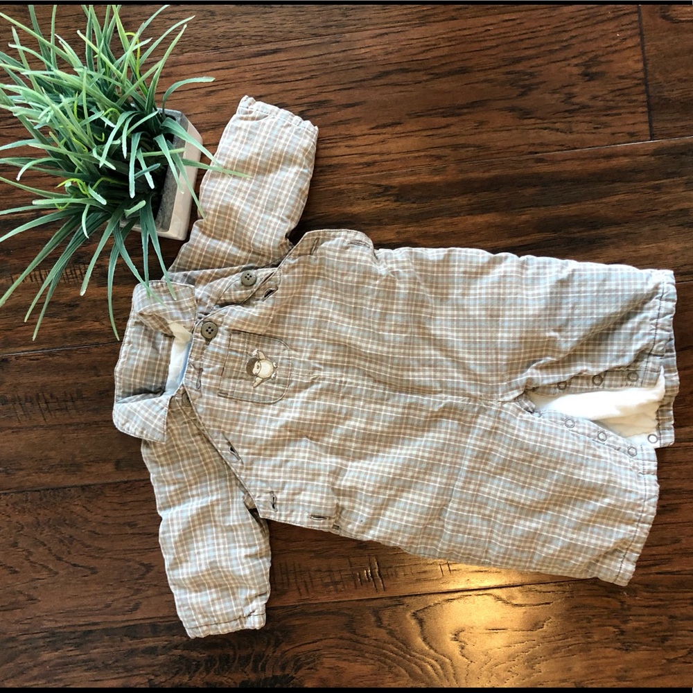 Janie and Jack 0-3 Lined Outfit